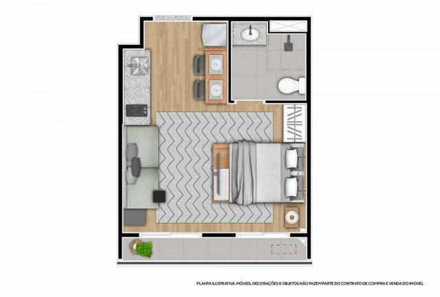 Imagem Studio com 1 Quarto à Venda, 25 m² em Bela Vista - São Paulo