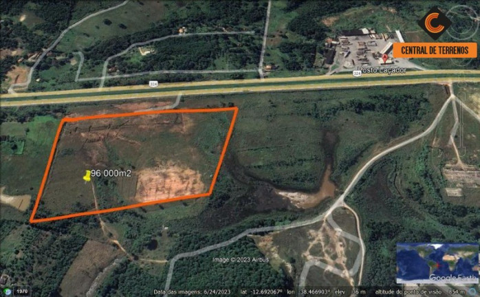 Imagem Terreno à Venda, 96.000 m² em Distrito Industrial - Candeias Imagem Terreno à Venda, 96.000 m² em Distrito Industrial - Candeias