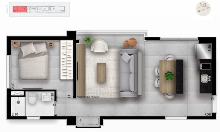 Imagem Apartamento com 1 Quarto à Venda, 47 m² em Vila Nova Conceição - São Paulo