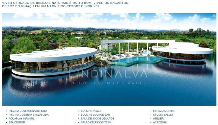 Terreno à Venda, 450 m² em Condomínio Royal Falls Yacht - Foz Do Iguacu