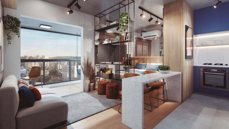 Imagem Loft com 1 Quarto à Venda, 23 m² em Mercês - Curitiba