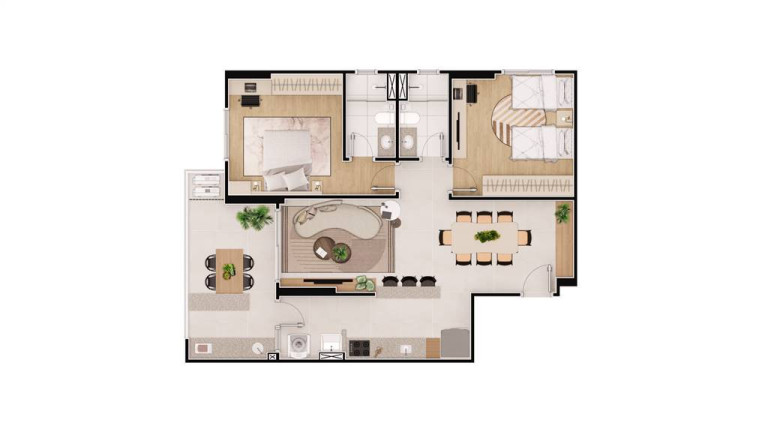Imagem Apartamento com 2 Quartos à Venda, 88 m² em Caiçara - Praia Grande Imagem Apartamento com 2 Quartos à Venda, 88 m² em Caiçara - Praia Grande