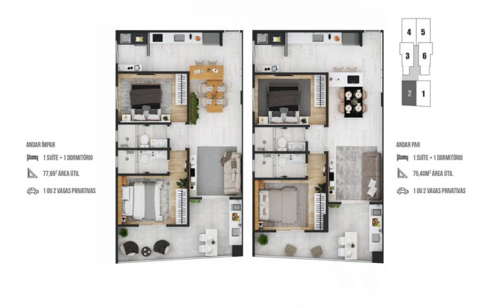 Imagem Apartamento com 2 Quartos à Venda, 75 m² em Forte - Praia Grande