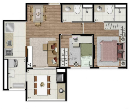 Imagem Apartamento com 2 Quartos à Venda, 59 m² em Vila Prudente - São Paulo Imagem Apartamento com 2 Quartos à Venda, 59 m² em Vila Prudente - São Paulo