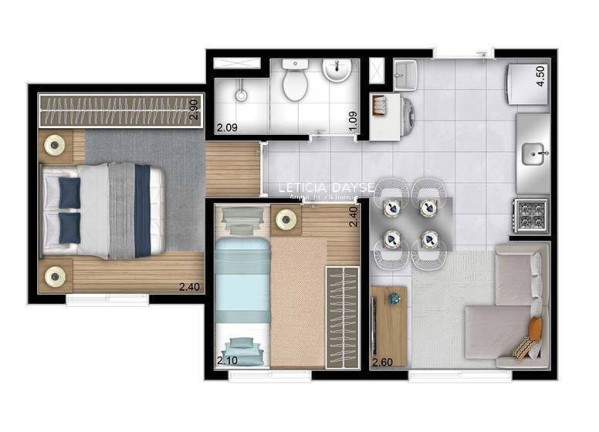 Imagem Apartamento com 2 Quartos à Venda, 33 m² em Vila Cláudia - São Paulo