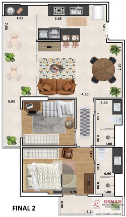 Imagem Imóvel com 2 Quartos à Venda, 65 m² em Macuco - Santos Imagem Imóvel com 2 Quartos à Venda, 65 m² em Macuco - Santos