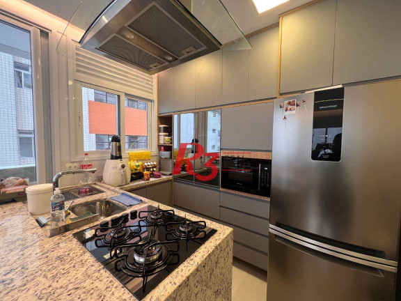 Imagem Apartamento com 2 Quartos para Alugar, 62 m² em Gonzaga - Santos