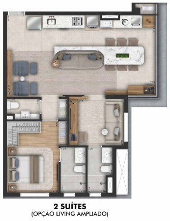 Apartamento com 2 Quartos à Venda, 67 m² em Vila Romana - São Paulo