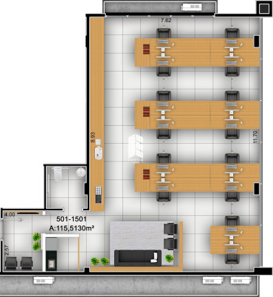 Imagem Sala Comercial à Venda, 115 m² em Centro - Santa Maria