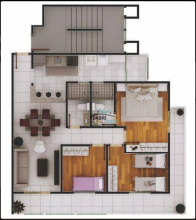 Imagem Apartamento com 3 Quartos à Venda, 95 m² em Parque Bela Vista - Votorantim