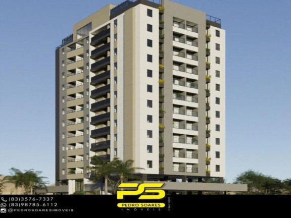 Apartamento com 2 Quartos à Venda, 57 m² em Manaíra - João Pessoa
