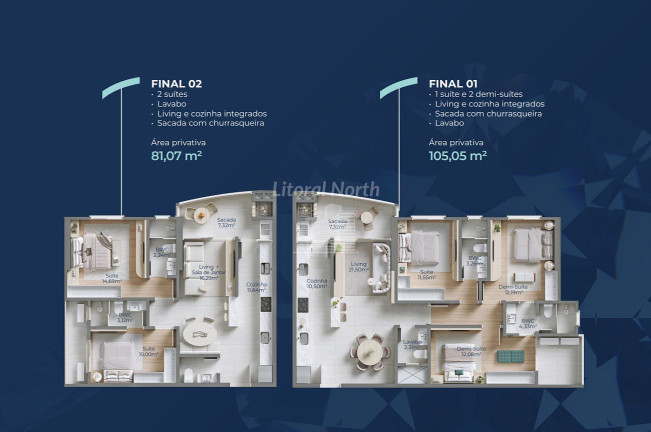Imagem Apartamento com 2 Quartos à Venda, 86 m² em Ressacada - Itajaí Imagem Apartamento com 2 Quartos à Venda, 86 m² em Ressacada - Itajaí