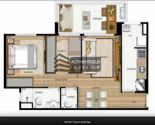 Imagem Apartamento com 1 Quarto à Venda, 47 m² em Morumbi - São Paulo Imagem Apartamento com 1 Quarto à Venda, 47 m² em Morumbi - São Paulo