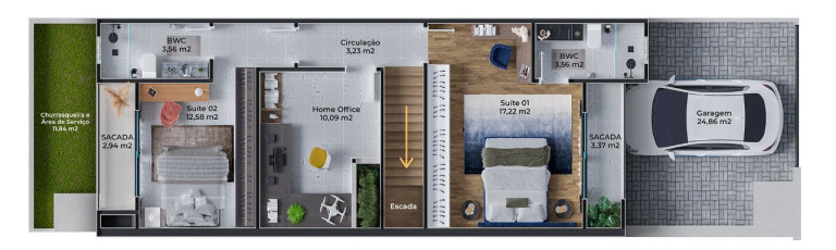 Imagem Apartamento com 2 Quartos à Venda, 136 m² em Santa Regina - Camboriú