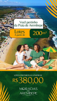 Imagem Terreno à Venda, 200 m² em Coqueiros De Arembepe - Camaçari Imagem Terreno à Venda, 200 m² em Coqueiros De Arembepe - Camaçari