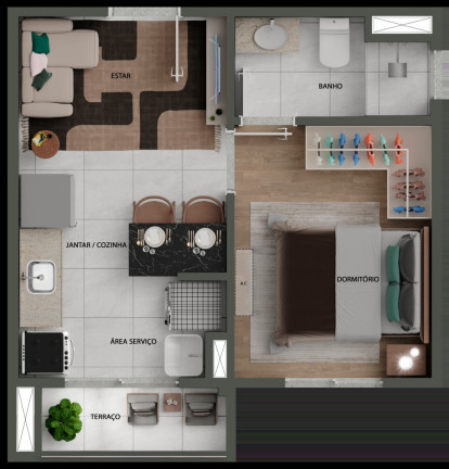 Imagem Apartamento com 1 Quarto à Venda, 27 m² em Rio Pequeno - São Paulo Imagem Apartamento com 1 Quarto à Venda, 27 m² em Rio Pequeno - São Paulo
