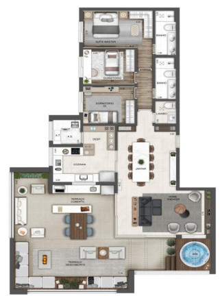 Imóvel com 3 Quartos à Venda, 181 m² em Vila Andrade - São Paulo