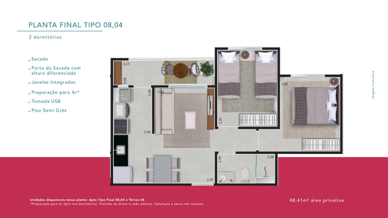Imagem Imóvel com 2 Quartos à Venda, 48 m² em Quintas De Sao Jose - Ribeirão Preto Imagem Imóvel com 2 Quartos à Venda, 48 m² em Quintas De Sao Jose - Ribeirão Preto
