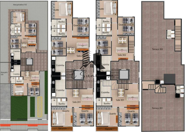 Imagem Cobertura com 2 Quartos à Venda, 110 m² em Xangri-lá - Contagem Imagem Cobertura com 2 Quartos à Venda, 110 m² em Xangri-lá - Contagem