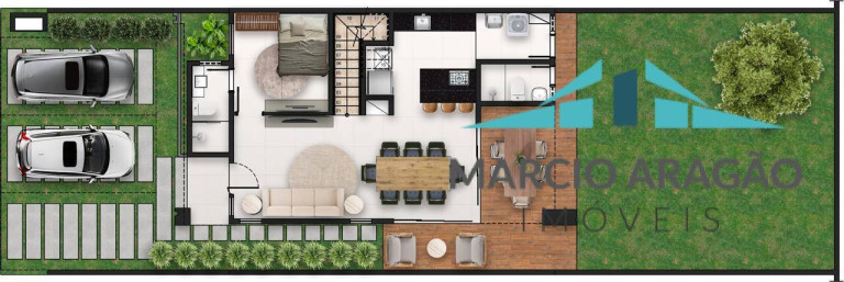 Imagem Casa de Condomínio com 4 Quartos à Venda, 158 m² em Coité - Eusébio Imagem Casa de Condomínio com 4 Quartos à Venda, 158 m² em Coité - Eusébio