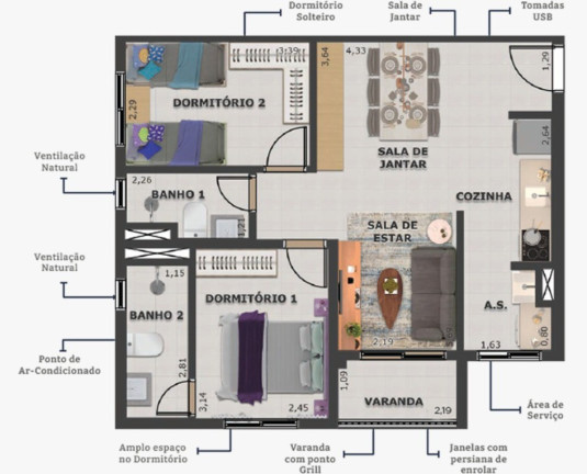 Imagem Apartamento com 2 Quartos à Venda, 47 m² em Vila Palmares - Santo André Imagem Apartamento com 2 Quartos à Venda, 47 m² em Vila Palmares - Santo André