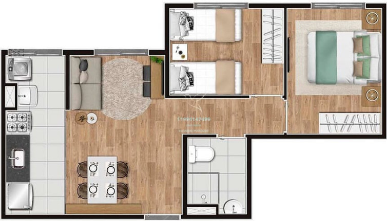 Imagem Apartamento com 2 Quartos à Venda, 40 m² em Lapa - São Paulo
