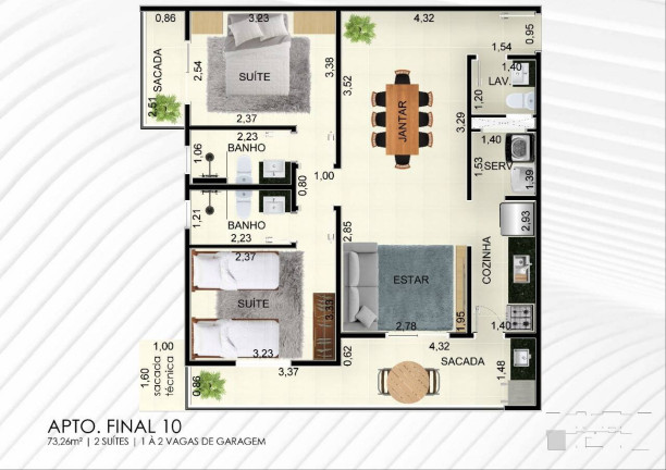 Imagem Apartamento com 3 Quartos à Venda, em Toninhas - Ubatuba Imagem Apartamento com 3 Quartos à Venda, em Toninhas - Ubatuba