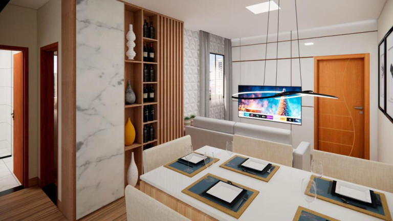 Imagem Apartamento com 2 Quartos à Venda, 104 m² em Arvoredo - Contagem