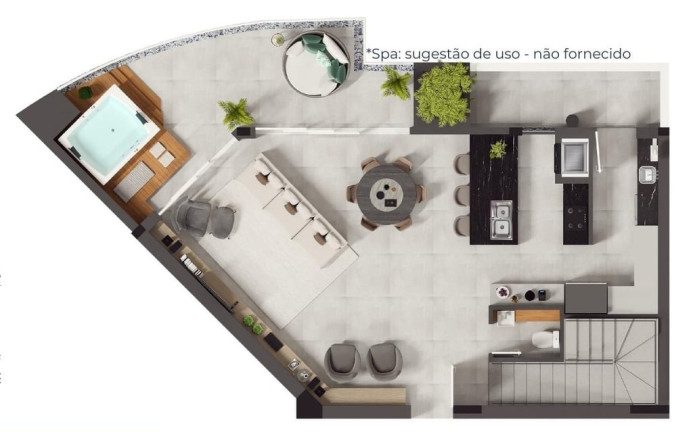 Imagem Cobertura com 3 Quartos à Venda, 159 m² em Cristo Rei - Curitiba