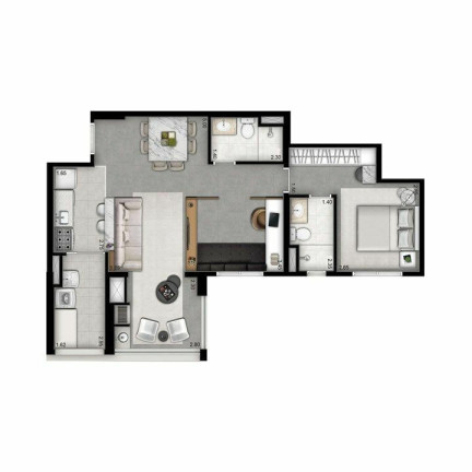 Imagem Apartamento com 2 Quartos à Venda, 69 m² em Vila Leopoldina - São Paulo