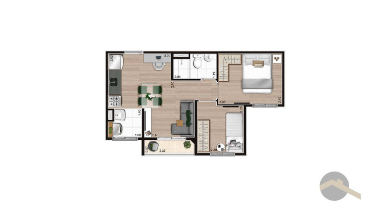 Imagem Apartamento com 2 Quartos à Venda, 37 m² em Vila Andrade - São Paulo