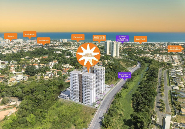 Imagem Apartamento com 3 Quartos à Venda, 55 m² em Patamares - Salvador
