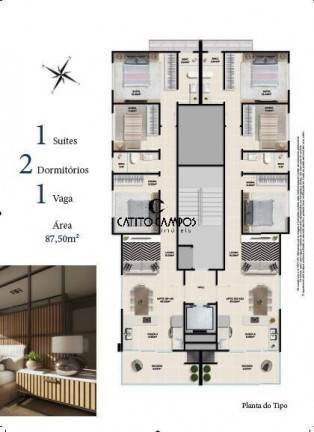 Imagem Apartamento com 3 Quartos à Venda, 87 m² em Praia De Palmas - Governador Celso Ramos