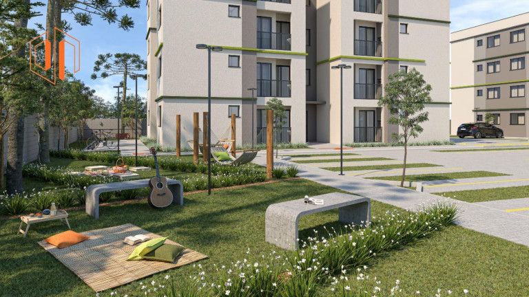 Imagem Apartamento com 2 Quartos à Venda, 46 m² em Vargem Grande - Pinhais