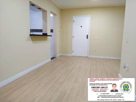 Imagem Apartamento com 1 Quarto à Venda, 52 m² em Itararé - São Vicente
