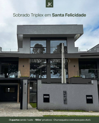 Imagem Sobrado com 3 Quartos à Venda, 185 m² em Santa Felicidade - Curitiba Imagem Sobrado com 3 Quartos à Venda, 185 m² em Santa Felicidade - Curitiba