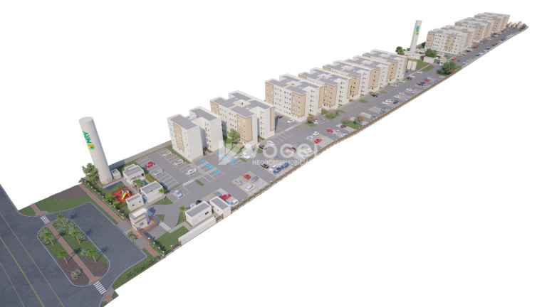 Imagem Apartamento com 2 Quartos à Venda, 45 m² em Parque Dos Anjos - Gravatai