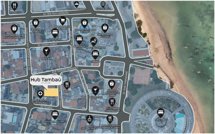 Imagem Apartamento com 1 Quarto à Venda, 22 m² em Tambaú - João Pessoa