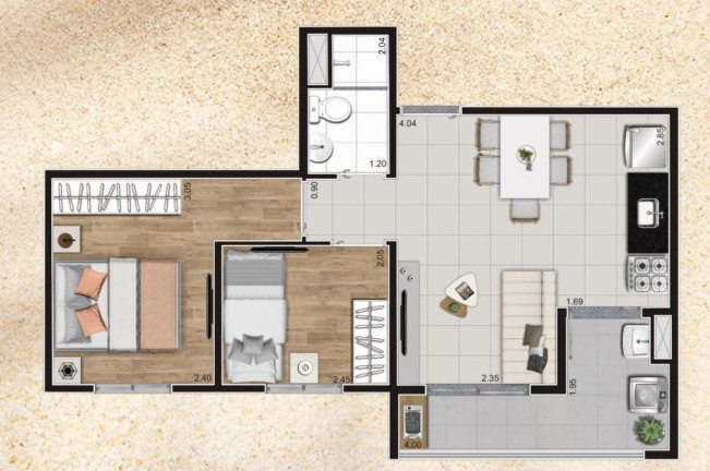 Imagem Apartamento com 2 Quartos à Venda, 42 m² em Sacomã - São Paulo Imagem Apartamento com 2 Quartos à Venda, 42 m² em Sacomã - São Paulo