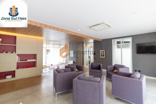 Imagem Apartamento com 1 Quarto para Alugar, 45 m² em Campo Belo - São Paulo
