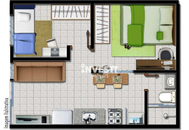 Imagem Kitnet com 2 Quartos à Venda, 400 m² em Vila Jardim Pompéia - Goiânia Imagem Kitnet com 2 Quartos à Venda, 400 m² em Vila Jardim Pompéia - Goiânia