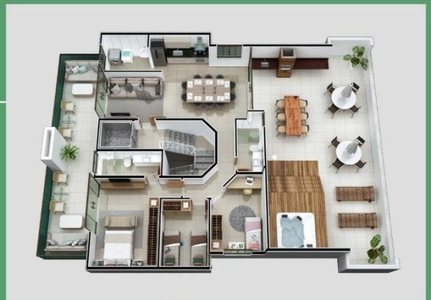 Imagem Cobertura com 3 Quartos à Venda, 200 m² em Veneza - Ipatinga
