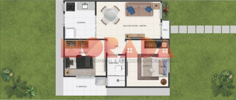 Imagem Casa com 2 Quartos à Venda, 40 m² em Papagaio - Feira De Santana
