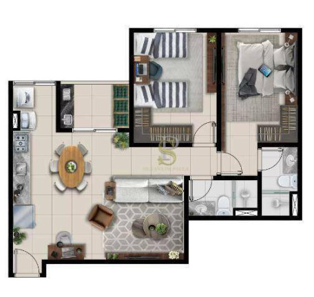Imagem Apartamento com 2 Quartos à Venda, 69 m² em Atibaia Jardim - Atibaia Imagem Apartamento com 2 Quartos à Venda, 69 m² em Atibaia Jardim - Atibaia
