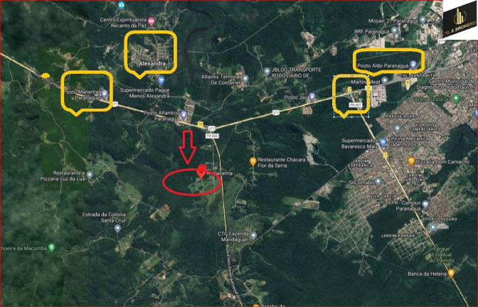 Imagem Imóvel com 2 Quartos à Venda, 111.000 m² em Alexandra - Paranagua