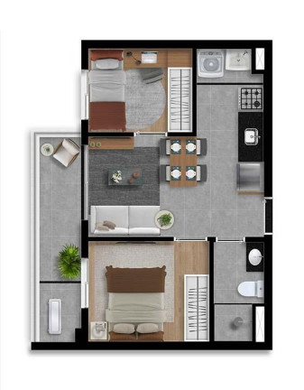 Imagem Imóvel com 1 Quarto à Venda, 29 m² em Santa Cecília - São Paulo Imagem Imóvel com 1 Quarto à Venda, 29 m² em Santa Cecília - São Paulo