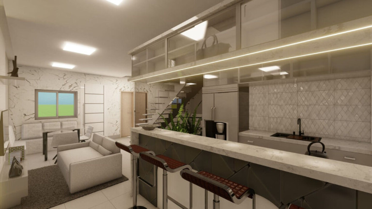 Sobrado com 3 Quartos à Venda, 129 m² em Vila Curuçá - Santo André