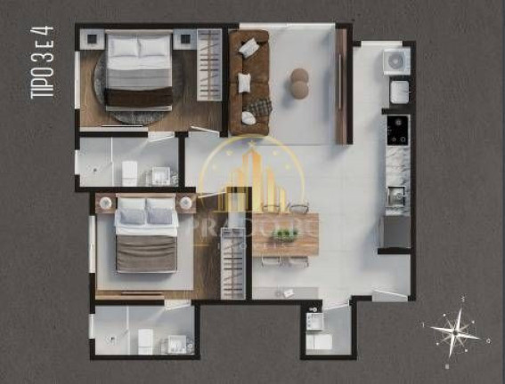 Imagem Apartamento com 2 Quartos à Venda, 63 m² em Nações - Balneário Camboriú Imagem Apartamento com 2 Quartos à Venda, 63 m² em Nações - Balneário Camboriú
