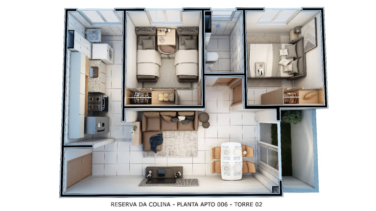 Imagem Apartamento com 2 Quartos à Venda, 39 m² em Castelo Branco - Salvador