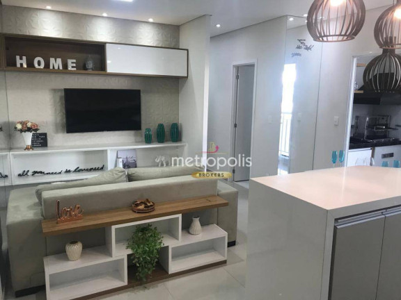 Apartamento com 2 Quartos à Venda, 54 m² em Vila Metalúrgica - Santo André
